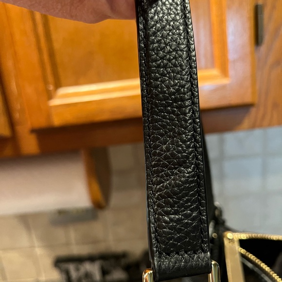 Black bag with gold hardware. - Picture 6 of 6